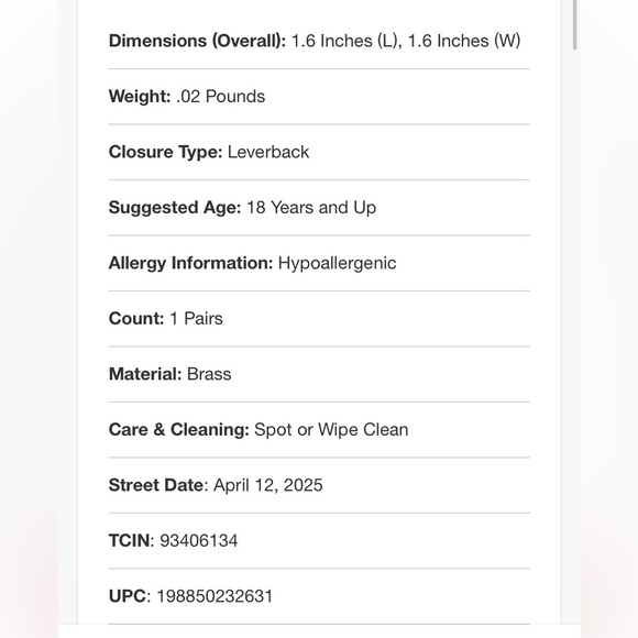 Metal Ribbon Hoop Earrings - kate spade new york x Target Gold new in box - Picture 6 of 7